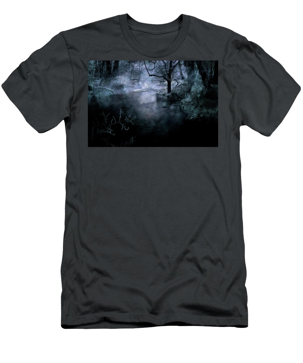 Stream T-Shirt featuring the photograph Mistifying by Mike Eingle