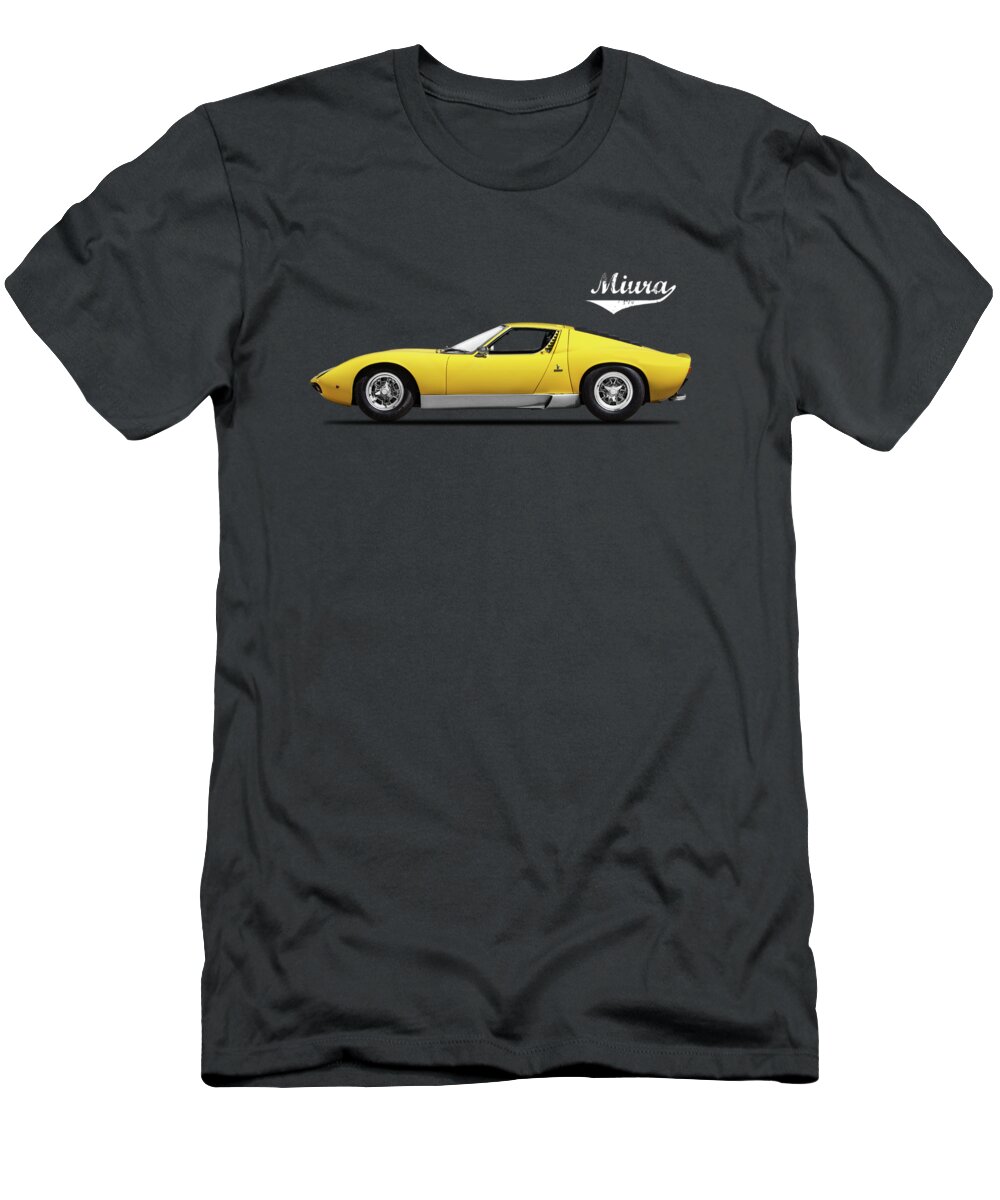 Lamborghini Miura T-Shirt featuring the photograph Miura 72 by Mark Rogan