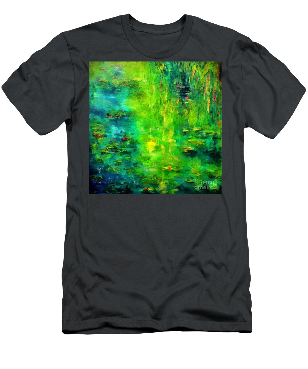 Monet T-Shirt featuring the photograph Mollie's Magic Pond by Claire Bull