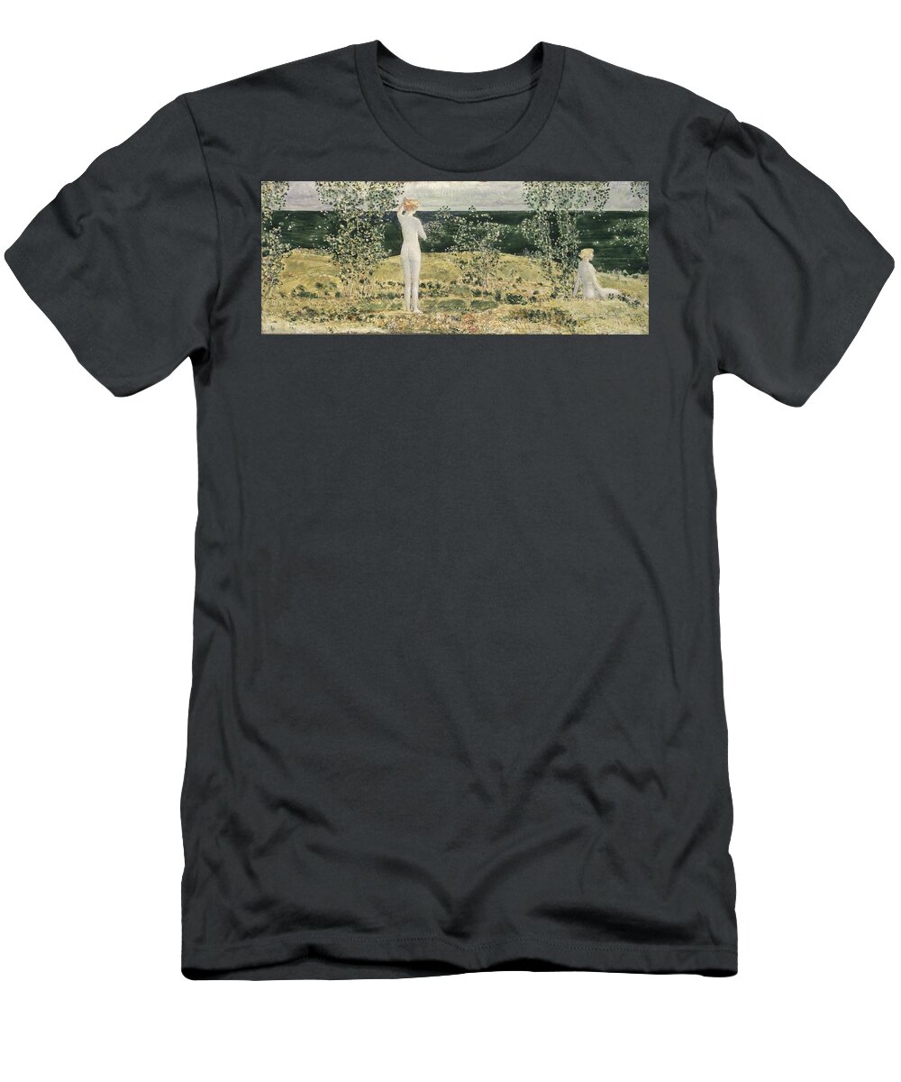 Frederick Childe Hassam (american T-Shirt featuring the painting Montauk by Frederick