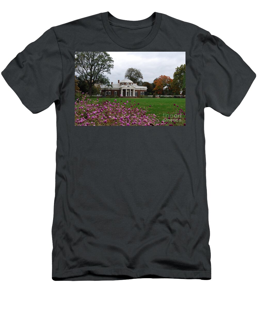 Fall T-Shirt featuring the photograph Monticello by Eric Liller