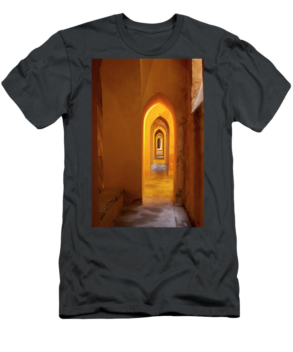 Architecture T-Shirt featuring the photograph Moorish Arches by David Chasey