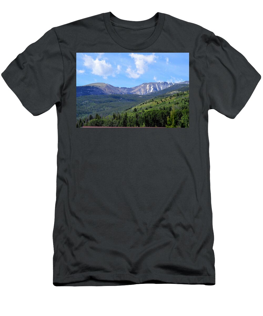 Landscape T-Shirt featuring the photograph More Montana Mountains by Michelle Hoffmann