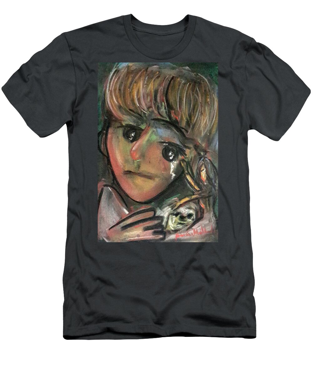 T-Shirt featuring the painting More than love by Wanvisa Klawklean