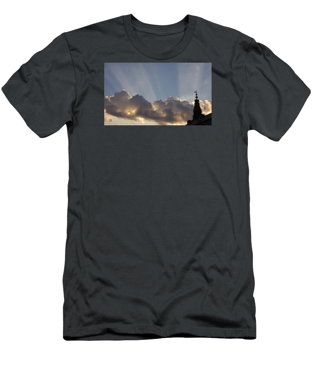 Sky T-Shirt featuring the photograph Morning Sky by Inge Riis McDonald