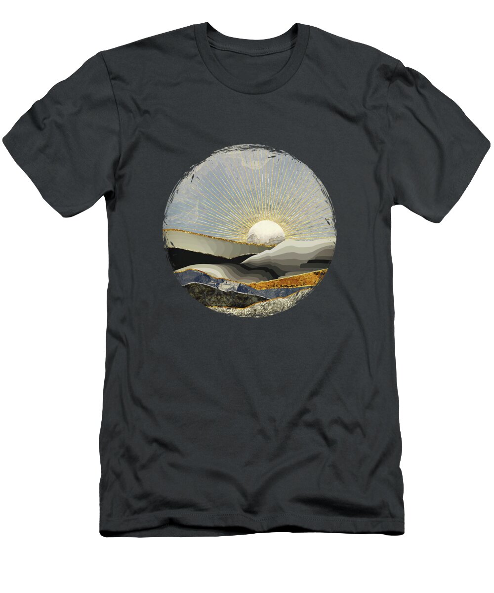 Morning T-Shirt featuring the digital art Morning Sun by Katherine Smit
