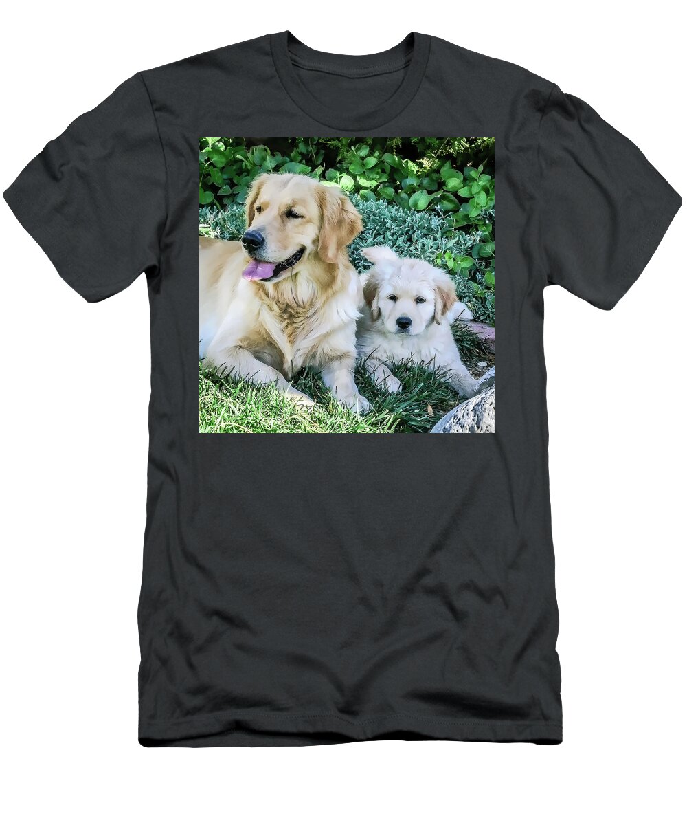Pup T-Shirt featuring the photograph Mother and pup by Jennifer Grossnickle