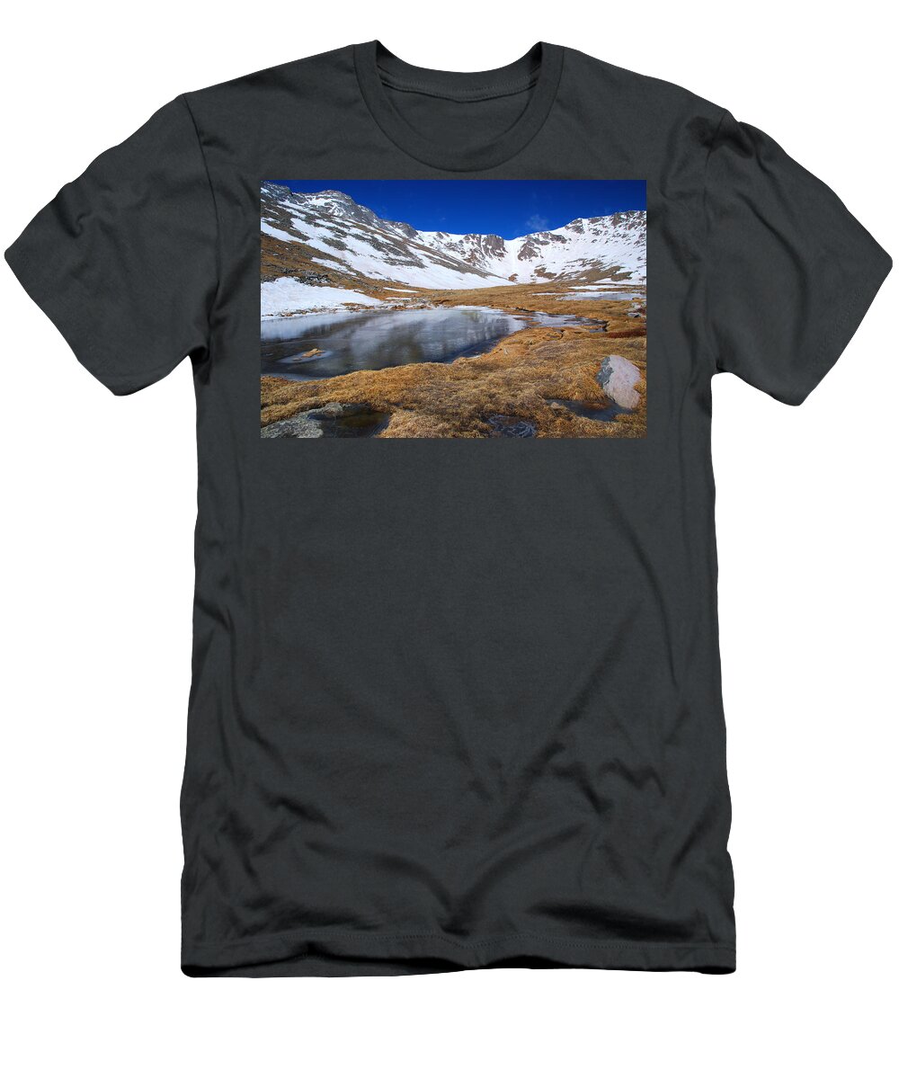 Mount Evans T-Shirt featuring the photograph Mount Evans by Cascade Colors