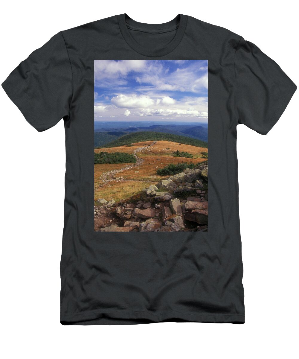 Mount Moosilauke T-Shirt featuring the photograph Mount Moosilauke Summit by John Burk
