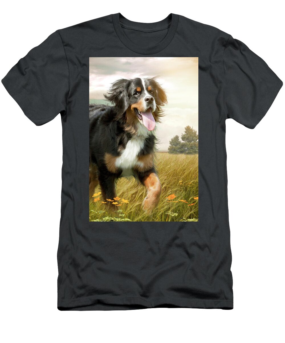 Dog T-Shirt featuring the photograph Mountain Dog by Ethiriel Photography