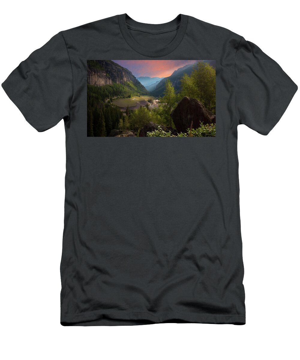 Colorado T-Shirt featuring the photograph Mountain Time by Linda Unger