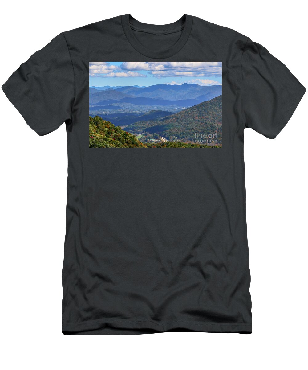 Mountain T-Shirt featuring the photograph Mountain View by Tom Claud