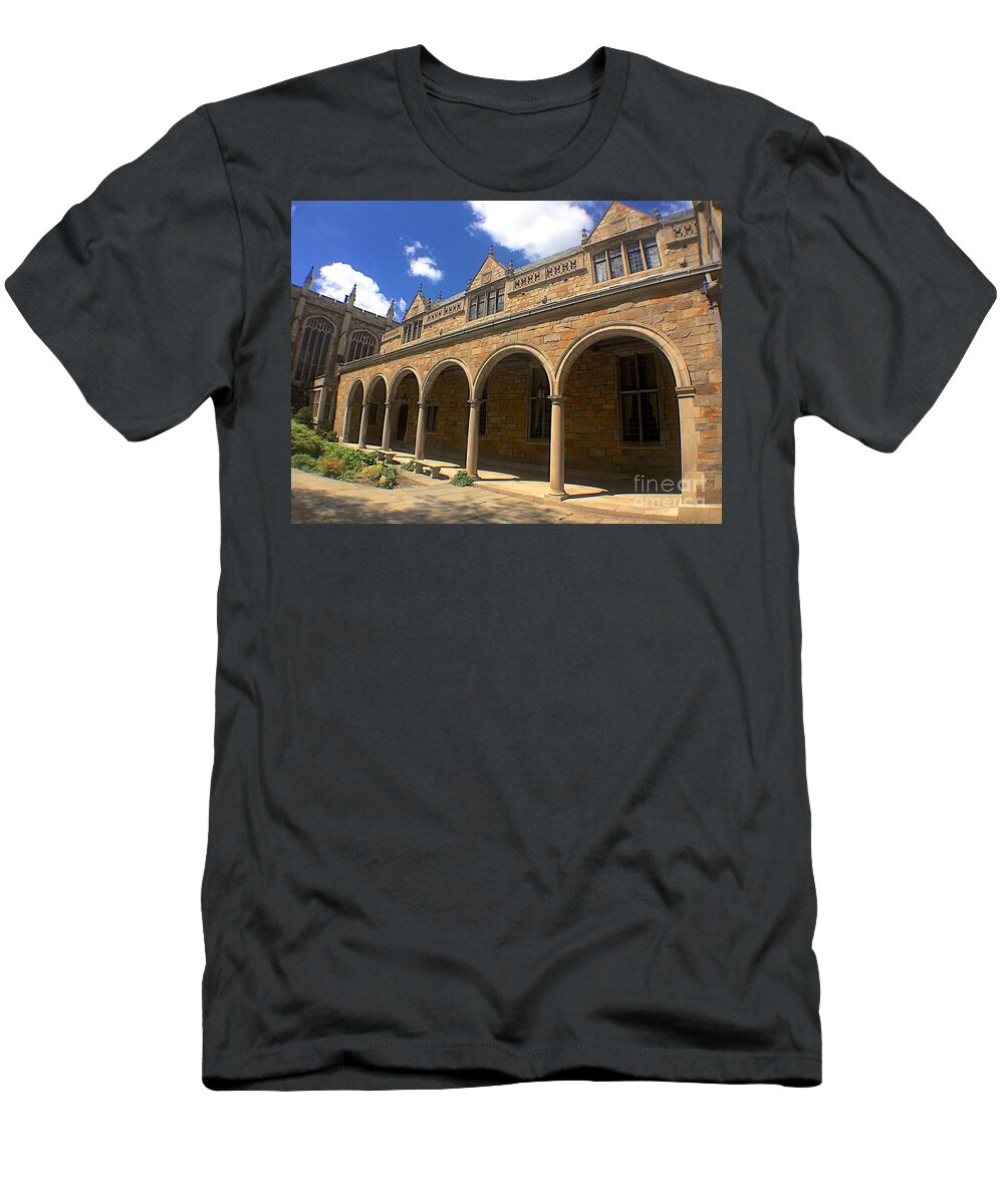 Architecture T-Shirt featuring the photograph Movie Lights by Joseph Yarbrough