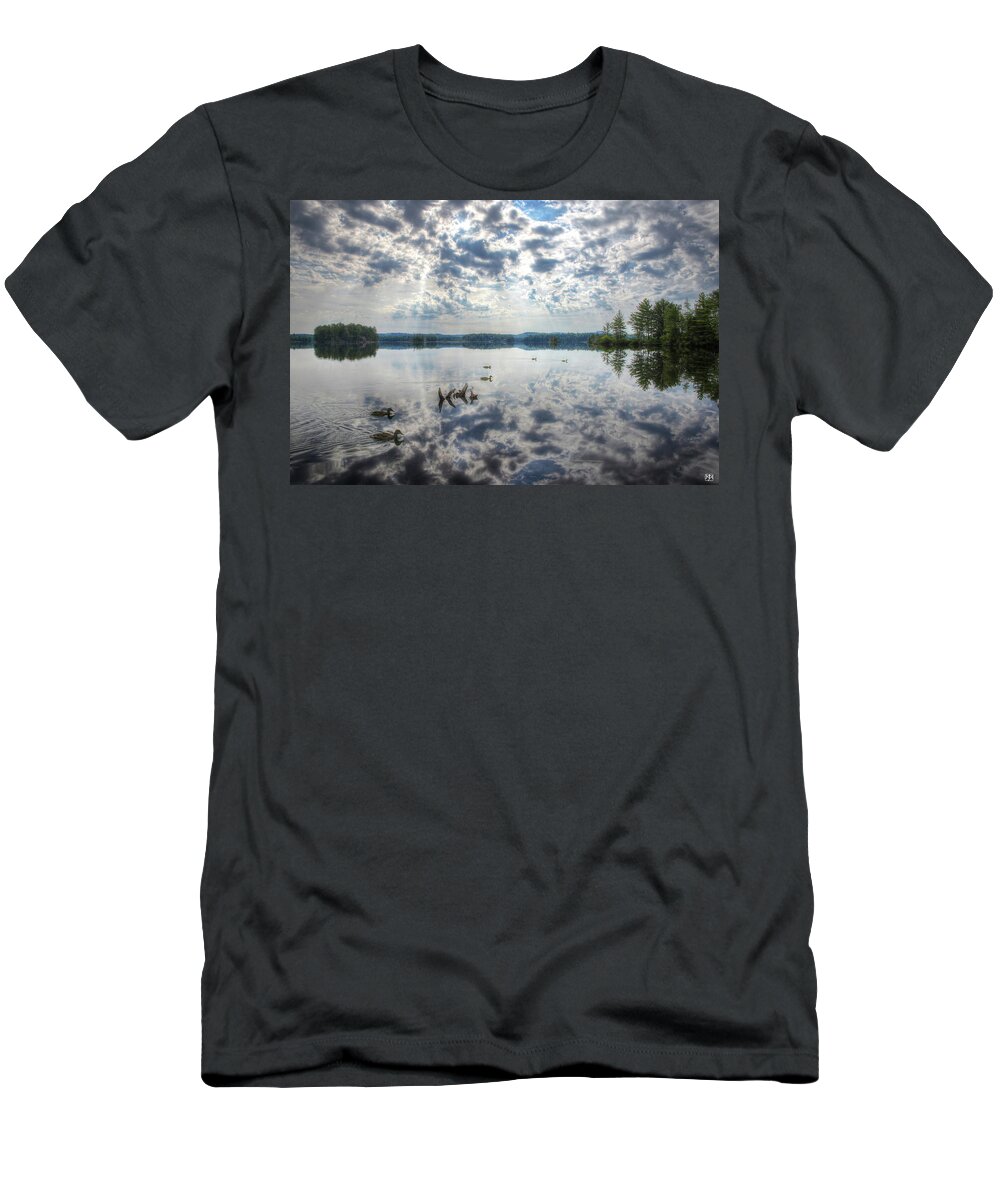 Moxie T-Shirt featuring the photograph Moxie Morning by John Meader