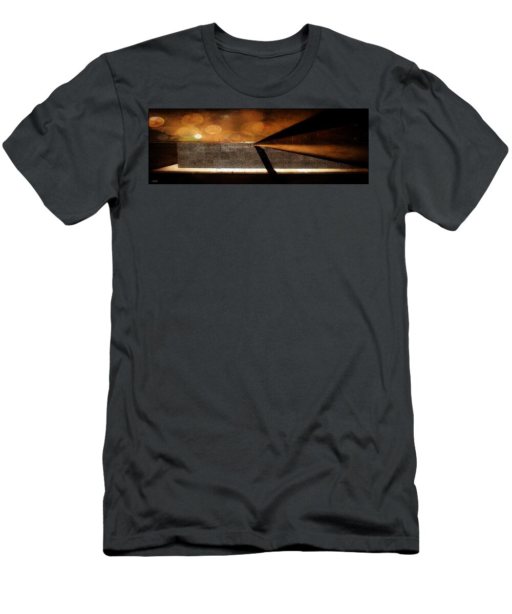 Bokeh T-Shirt featuring the photograph Mucem,Panoramic,Bokeh by Jean Francois Gil
