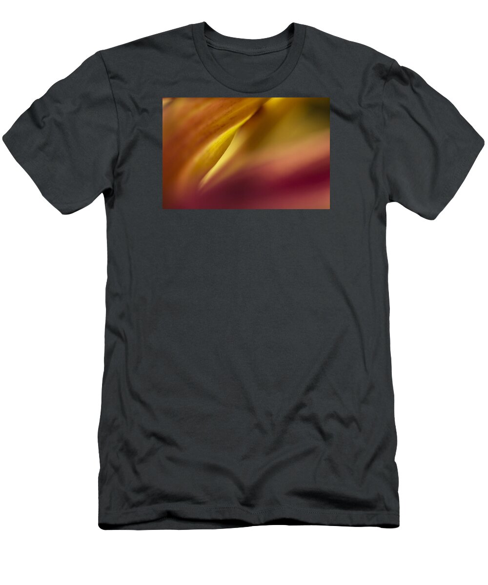 Flower T-Shirt featuring the photograph Mum Abstract by Bob Cournoyer