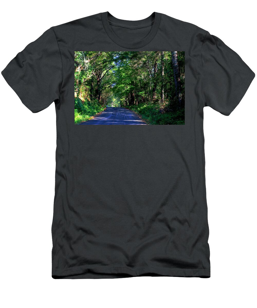 Murphy Mill Road T-Shirt featuring the photograph Murphy Mill Road - 2 by Jerry Battle