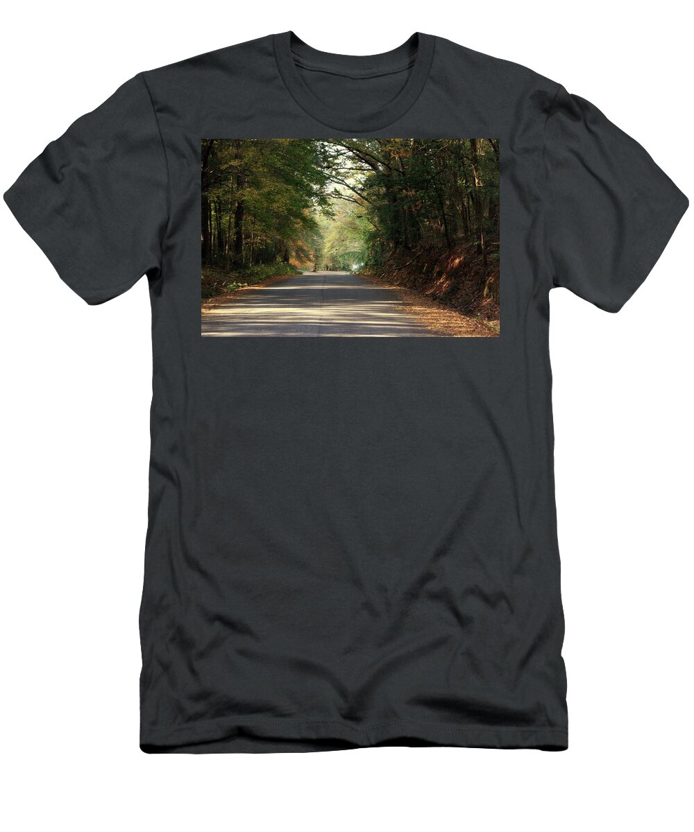 Murphy Mill Road T-Shirt featuring the photograph Murphy Mill Road by Jerry Battle