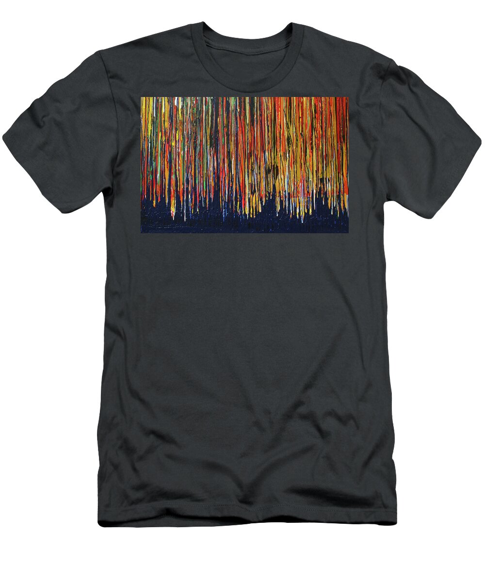 Fusionart T-Shirt featuring the painting Mystic Forest by Ralph White