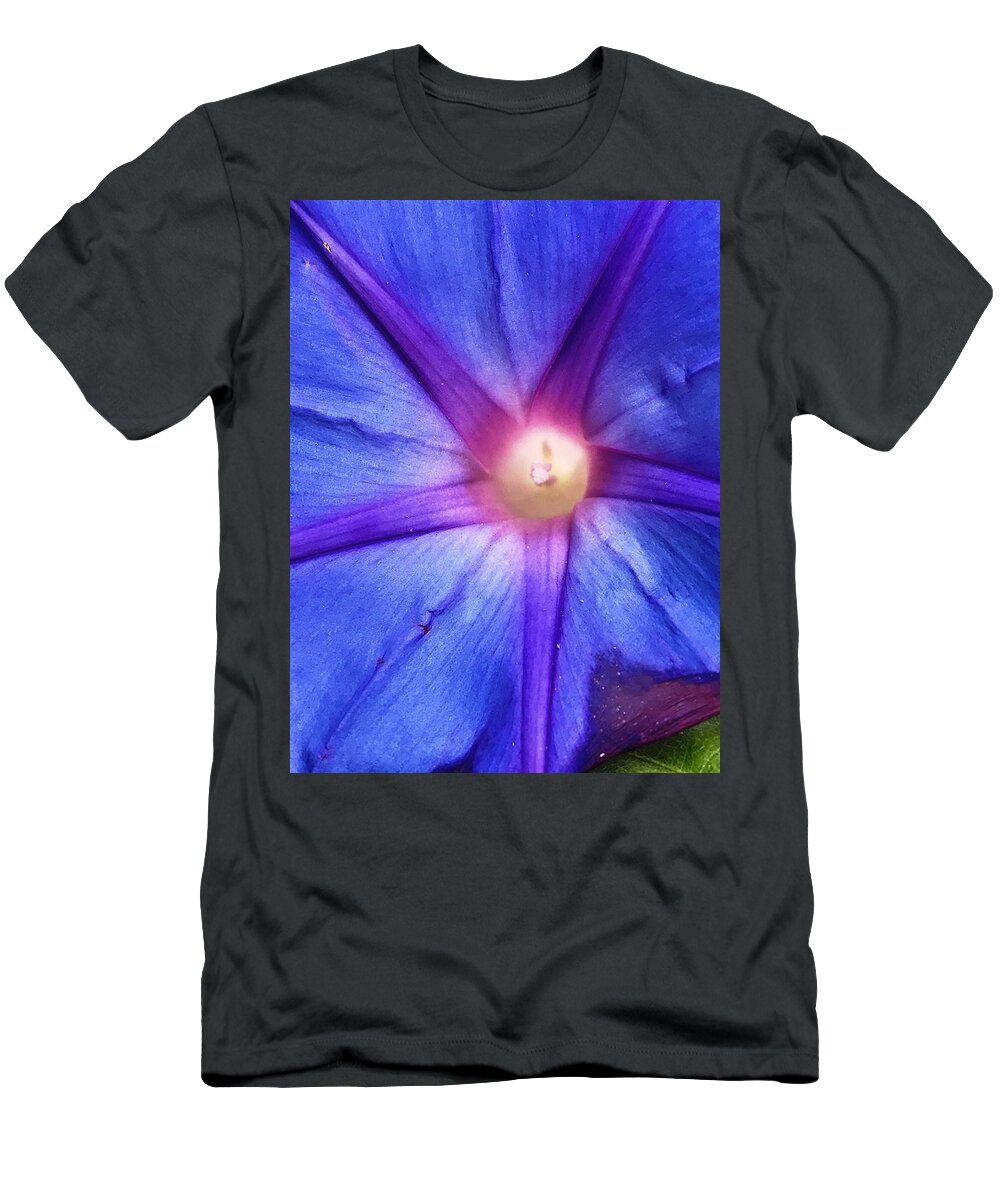 Blue T-Shirt featuring the photograph Mystical Star by Brad Hodges