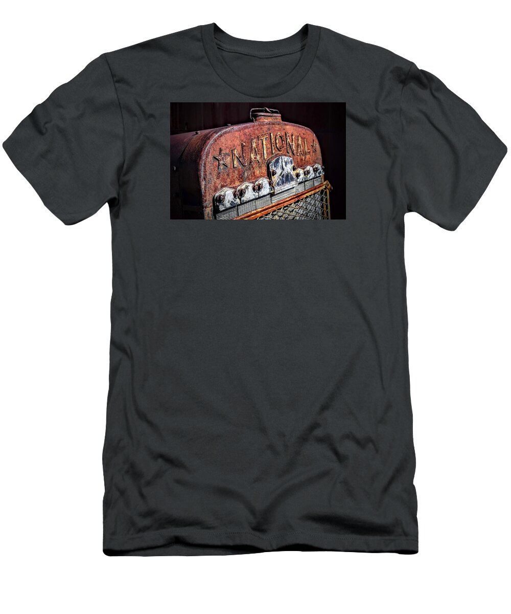 Rusty Machinery T-Shirt featuring the photograph National Star by Michael Brungardt