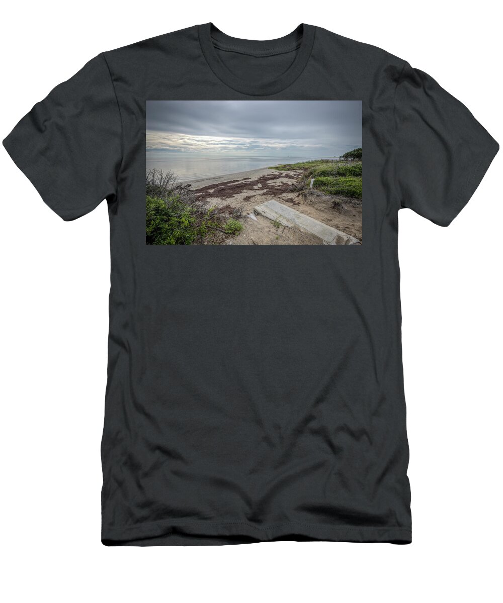 Hatteras Island T-Shirt featuring the photograph Nature Takes Back by Glenn Woodell