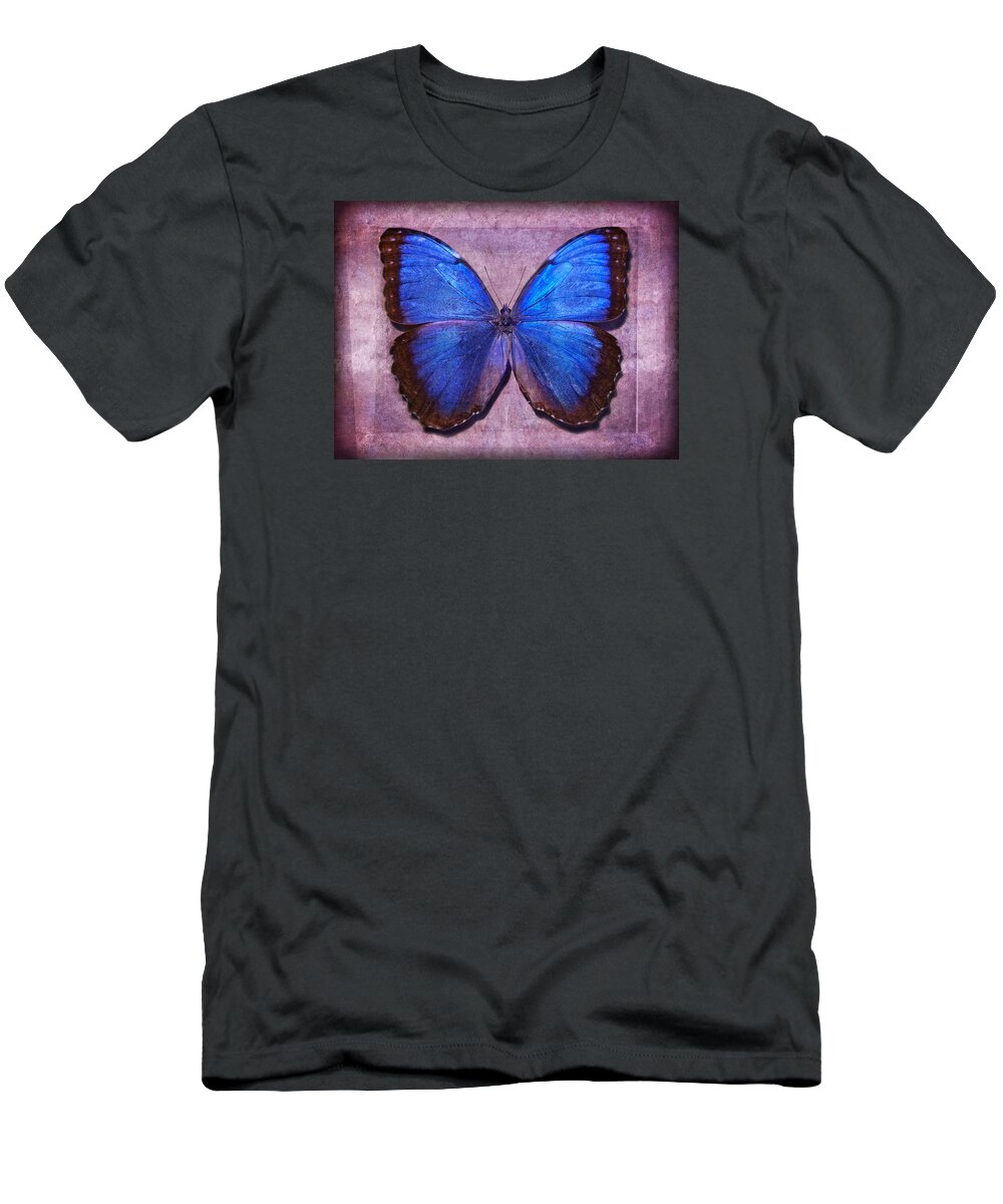 Butterfly T-Shirt featuring the photograph Nature's Angels II by Leda Robertson
