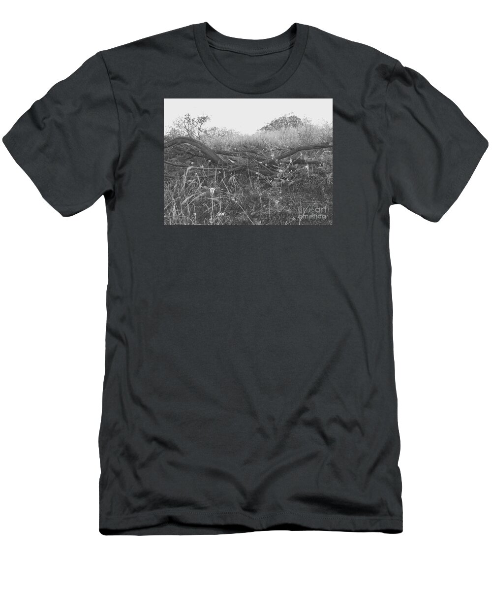 Nature T-Shirt featuring the photograph Nature's Fences by Leah McPhail