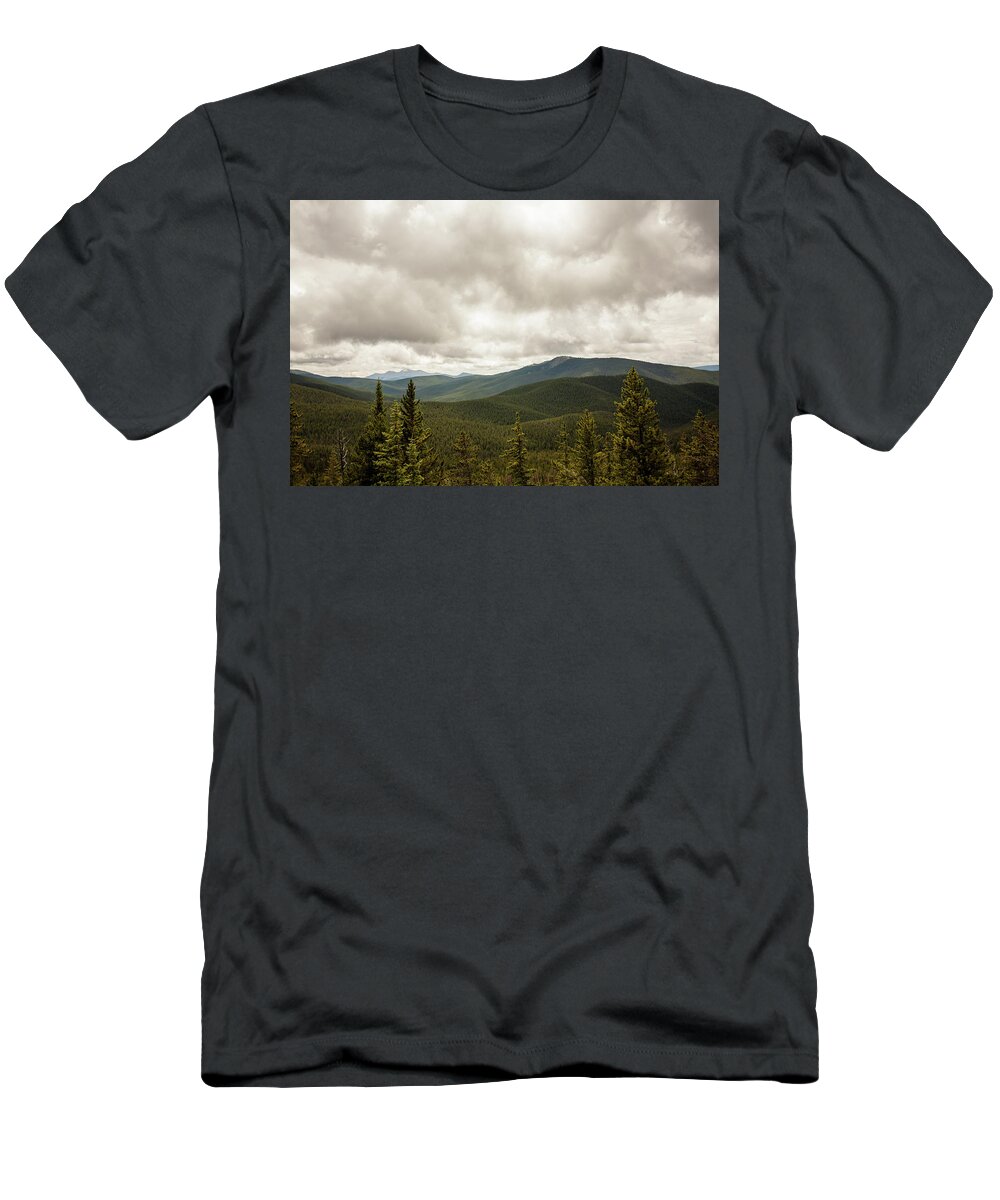  T-Shirt featuring the photograph Near Monarch Pass At The Continental Divide by Carl Wilkerson