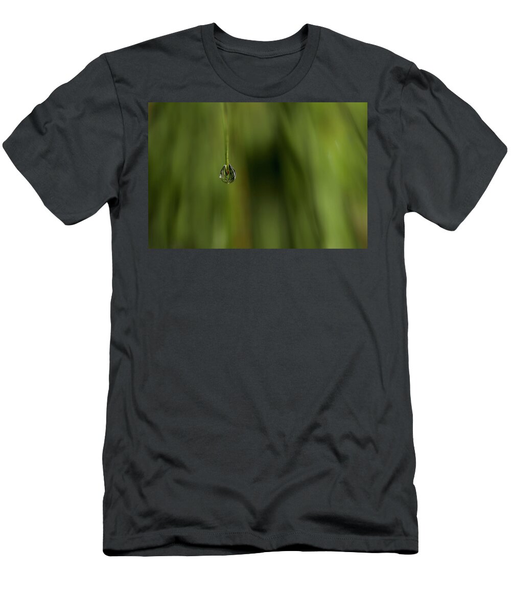 Water Drop T-Shirt featuring the photograph Never Let Go by Mike Eingle