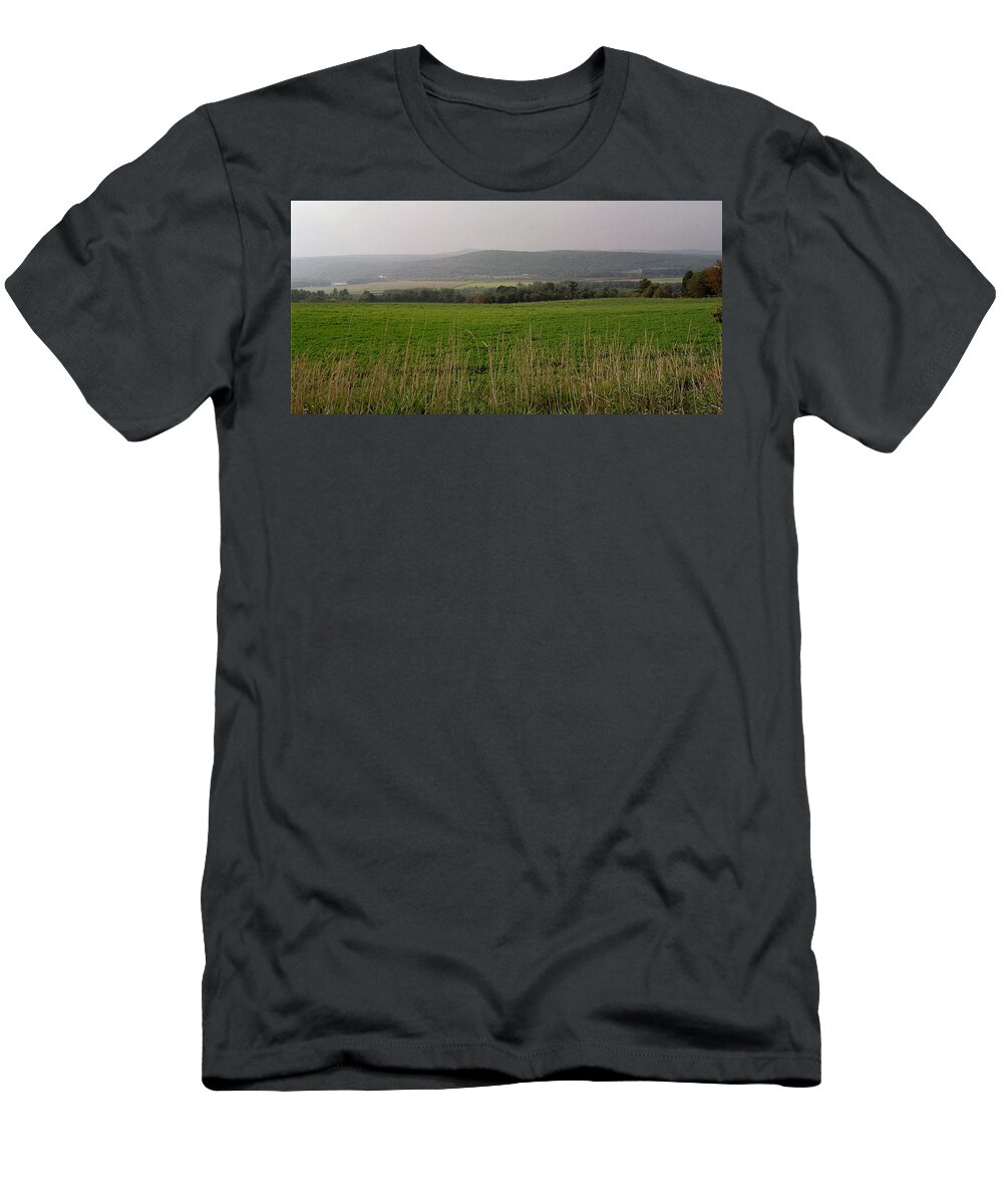 New England T-Shirt featuring the photograph New England's Farmland by Nancie DeMellia