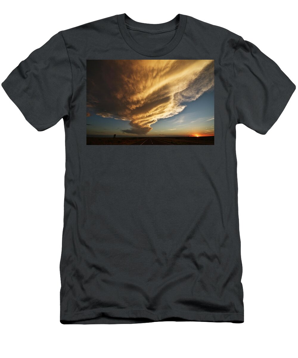 New Mexico T-Shirt featuring the photograph New Mexico Structure by Ryan Crouse
