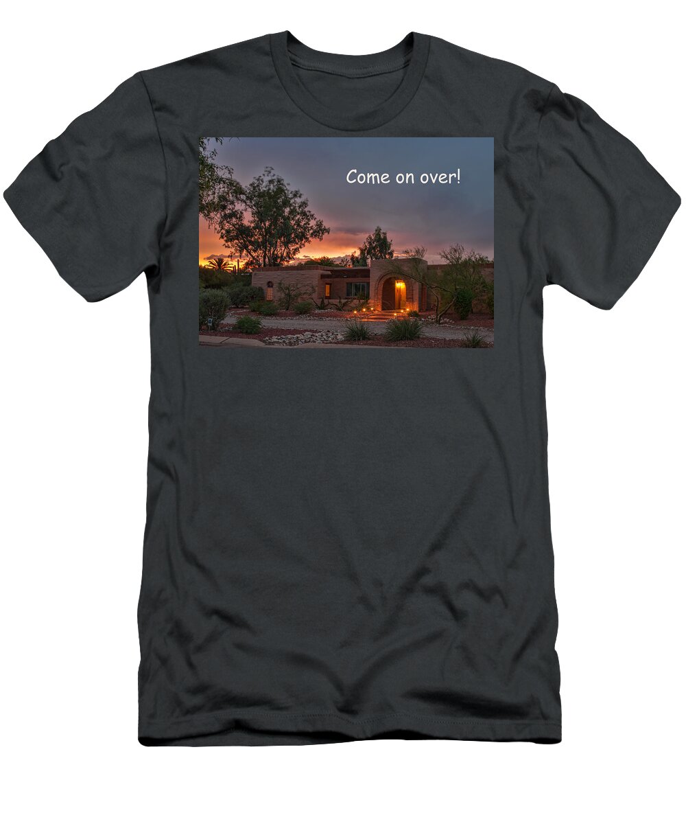 New T-Shirt featuring the photograph New Neighbors Card by Dan McManus
