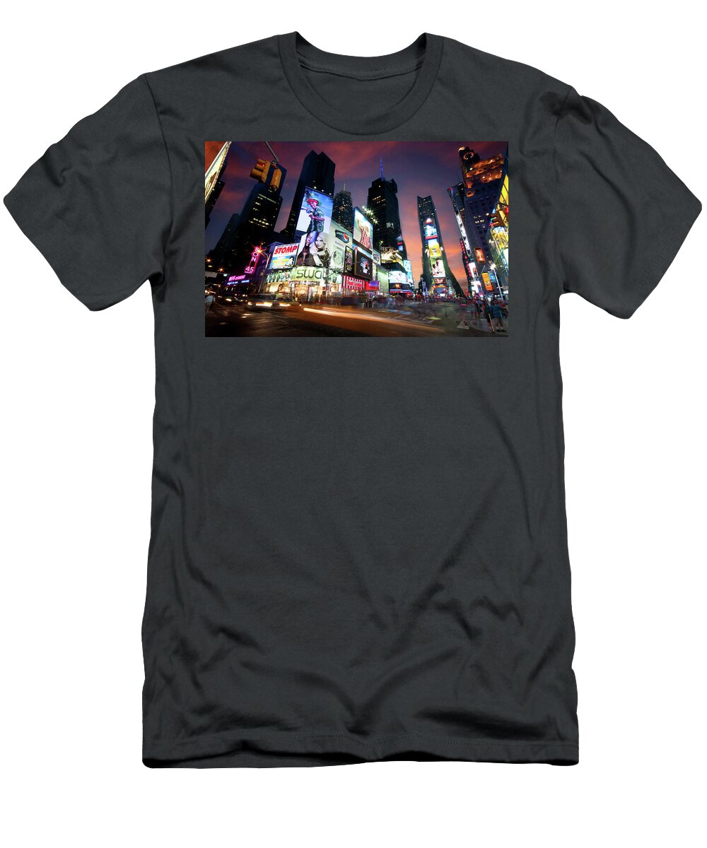 Michalakis Ppalis T-Shirt featuring the photograph New York Cityscape by Michalakis Ppalis