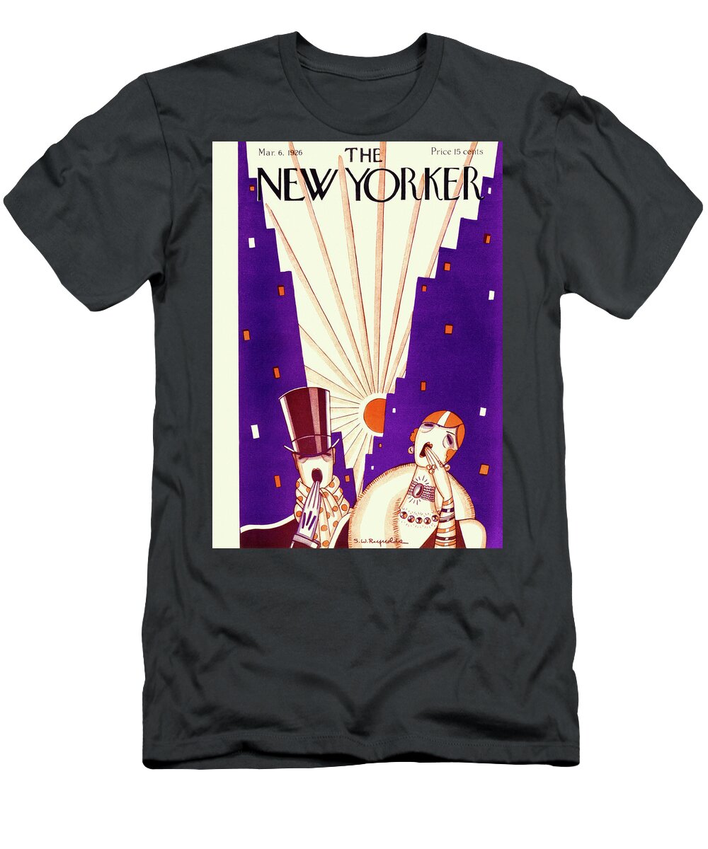 Illustration T-Shirt featuring the drawing New Yorker March 6 1926 by Stanley W Reynolds