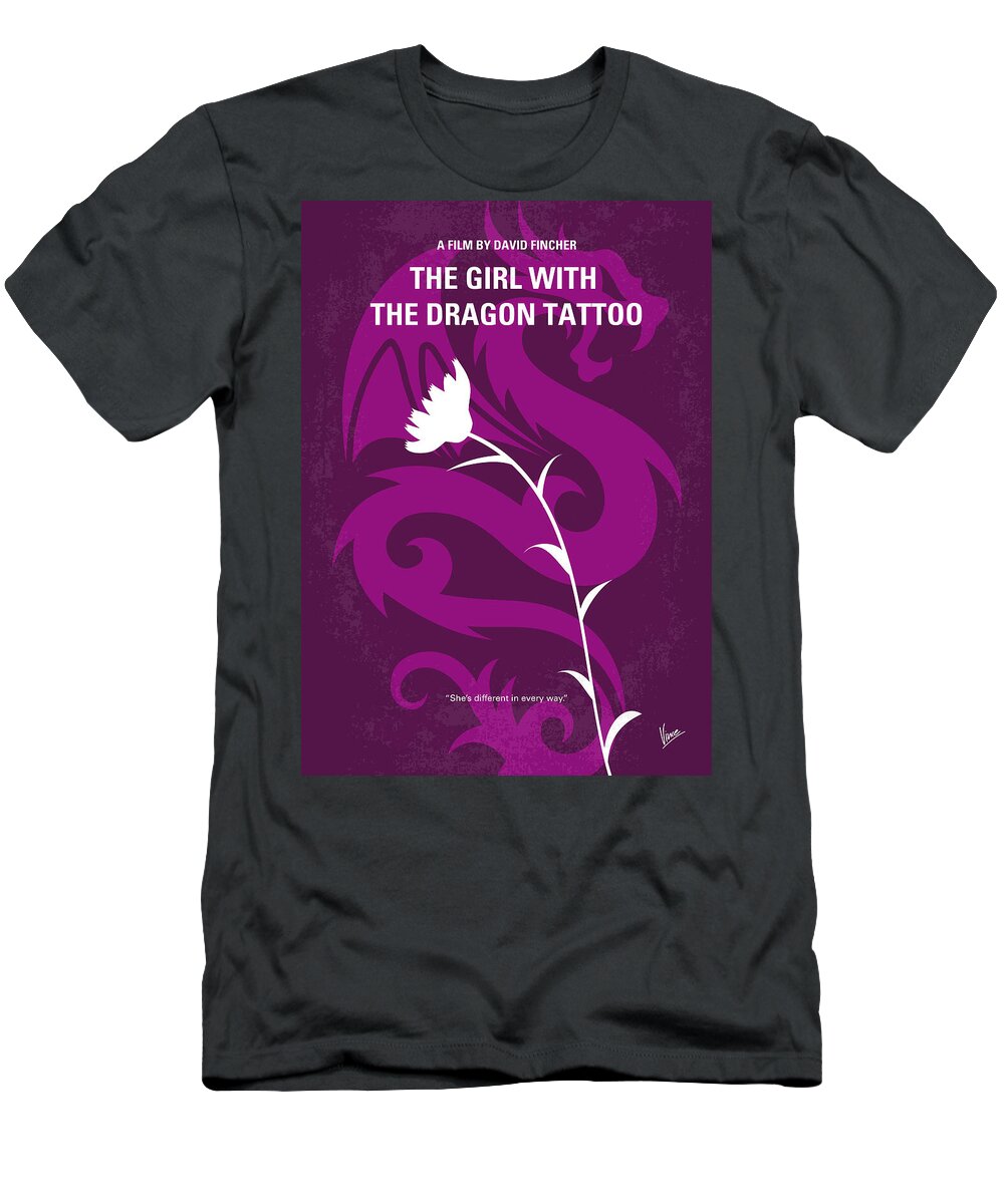No528 My The Girl With The Dragon Tattoo Minimal Movie Poster T Shirt For Sale By Chungkong Art
