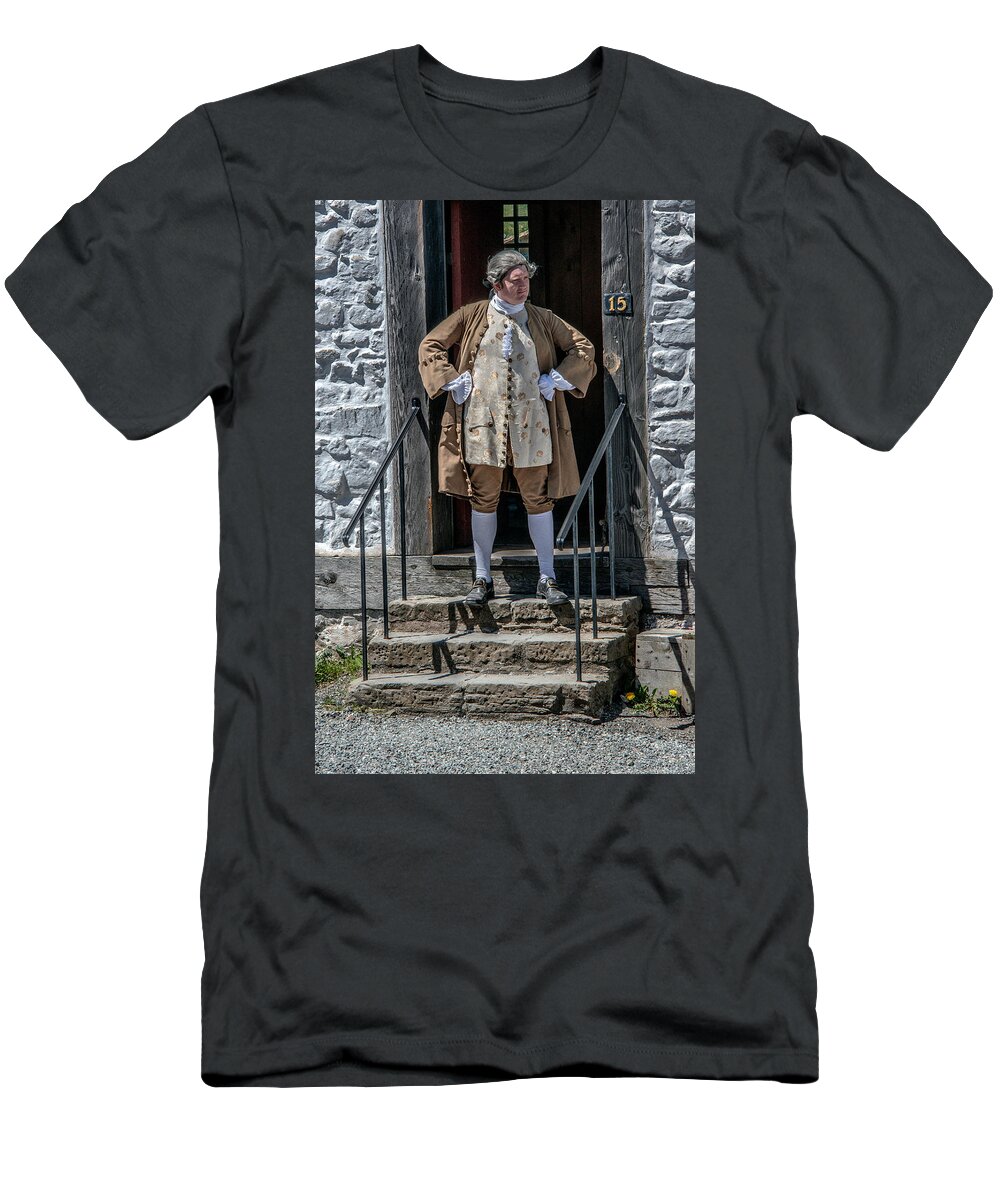 Nova Scotia T-Shirt featuring the photograph Noble Men 18th century. by Patrick Boening