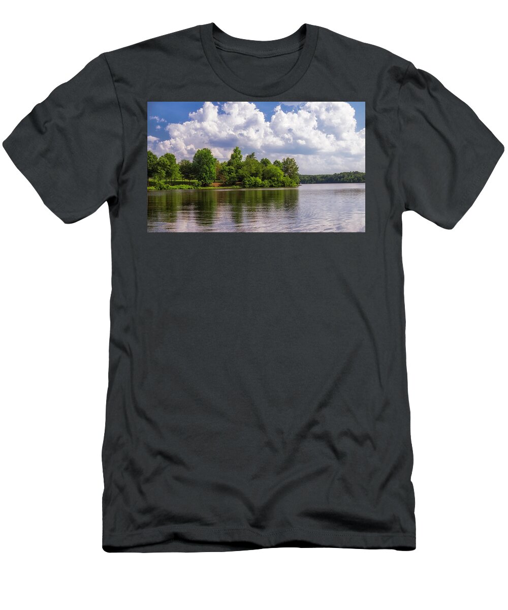 Lake T-Shirt featuring the photograph North Carolina Lake by David Palmer