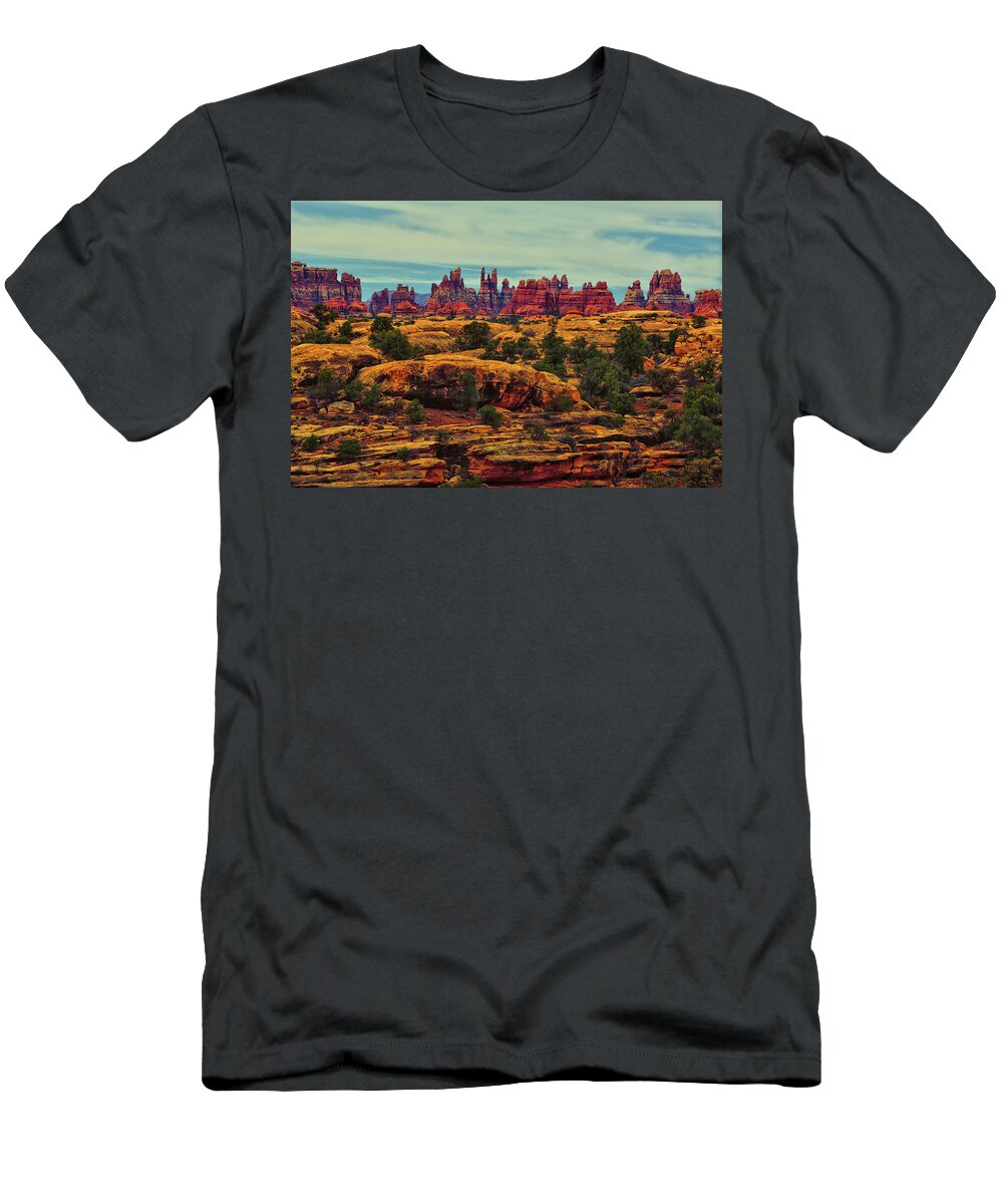 The Needles T-Shirt featuring the photograph Northern Needles by Greg Norrell