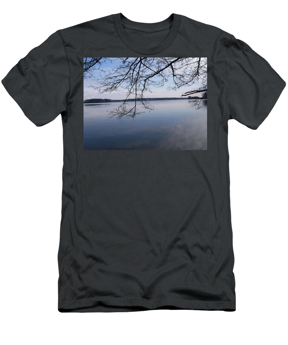 Photography T-Shirt featuring the digital art Not A Ripple by Barbara S Nickerson