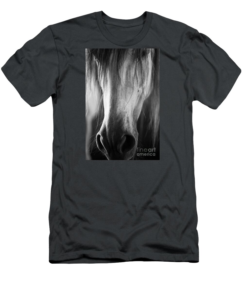 Andalusian Mare T-Shirt featuring the photograph Novelera by Carien Schippers