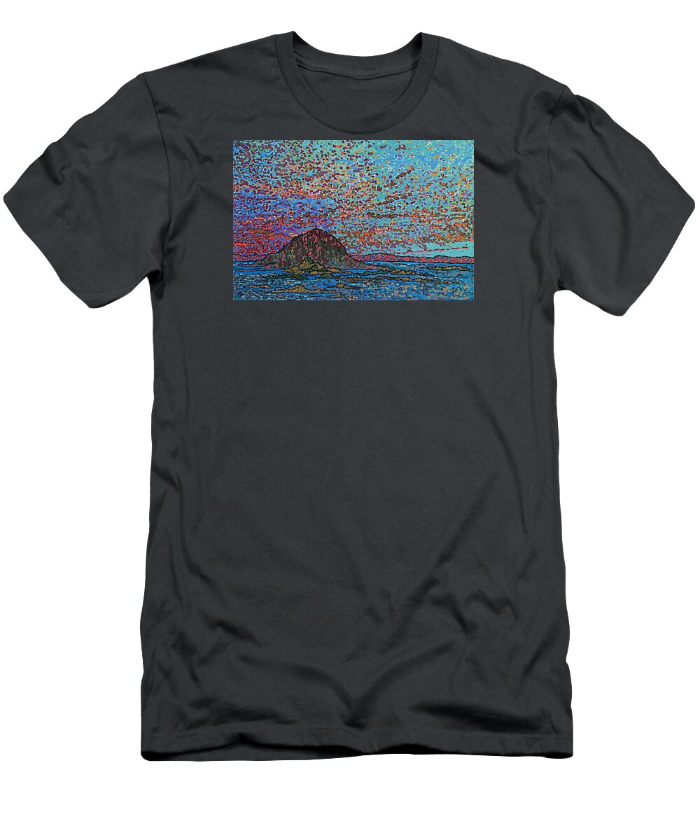 Oak Bay T-Shirt featuring the painting Oak Bay NB June 2015 by Michael Graham