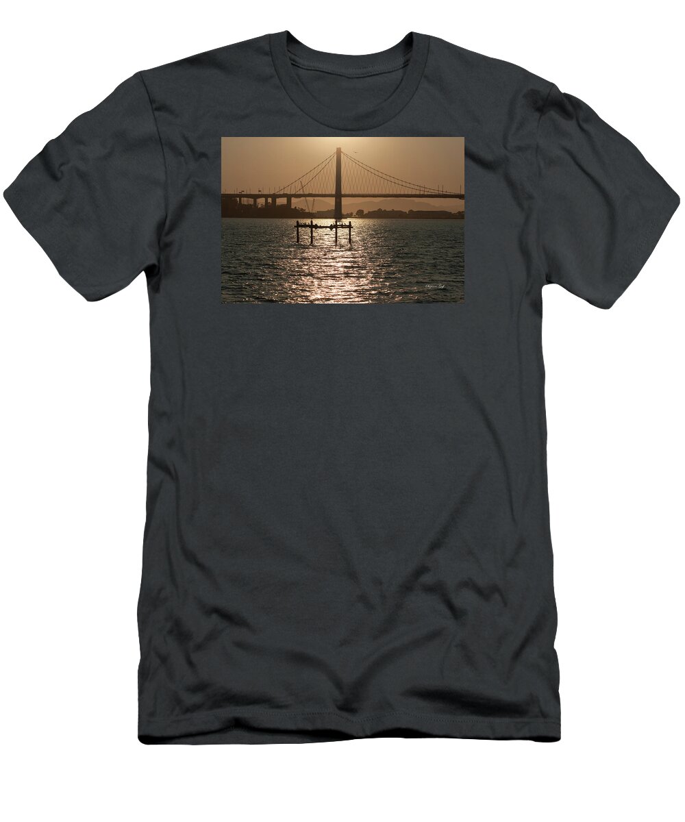 Photograph T-Shirt featuring the photograph Oakland Bay Bridge II by Suzanne Gaff