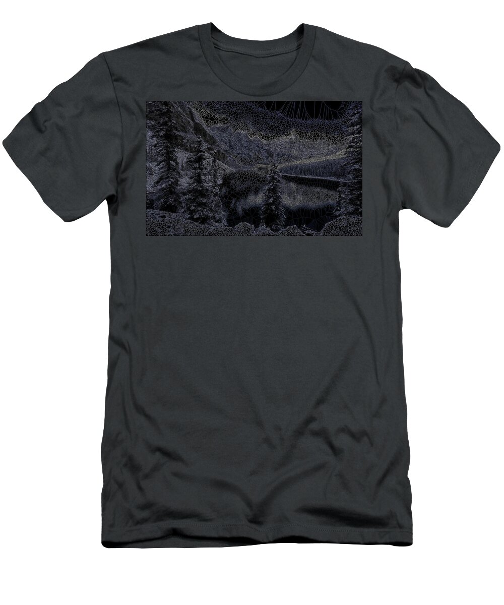 Vorotrans T-Shirt featuring the digital art Ocean Forest by Stephane Poirier