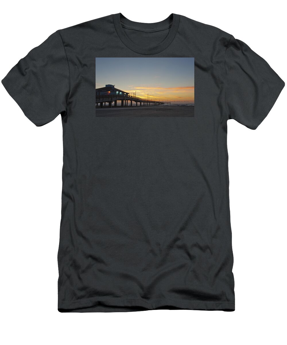 Pier T-Shirt featuring the photograph Ocean Pier by Brian Kinney