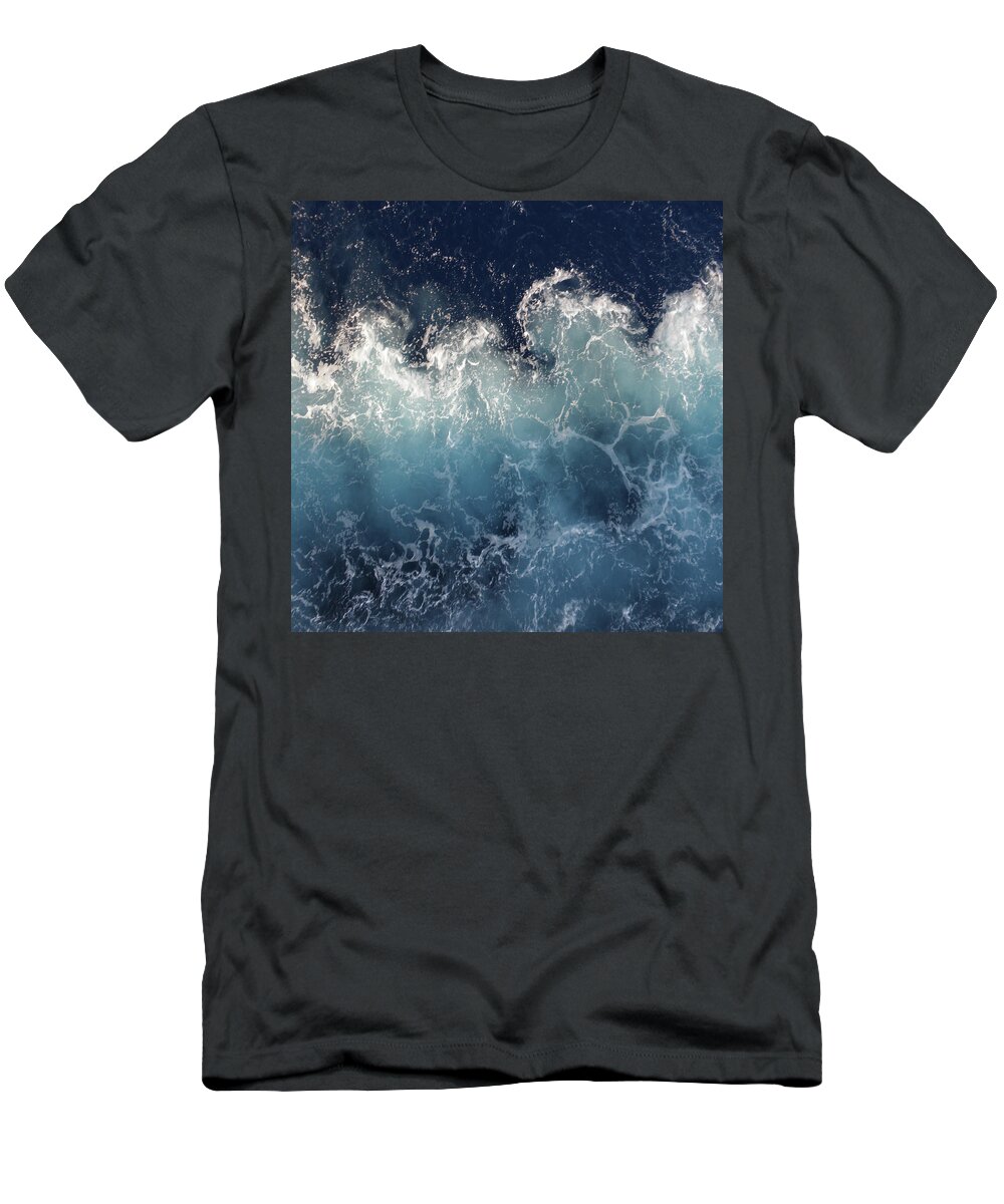 Oceans T-Shirt featuring the digital art Ocean Spray by Suzanne Carter