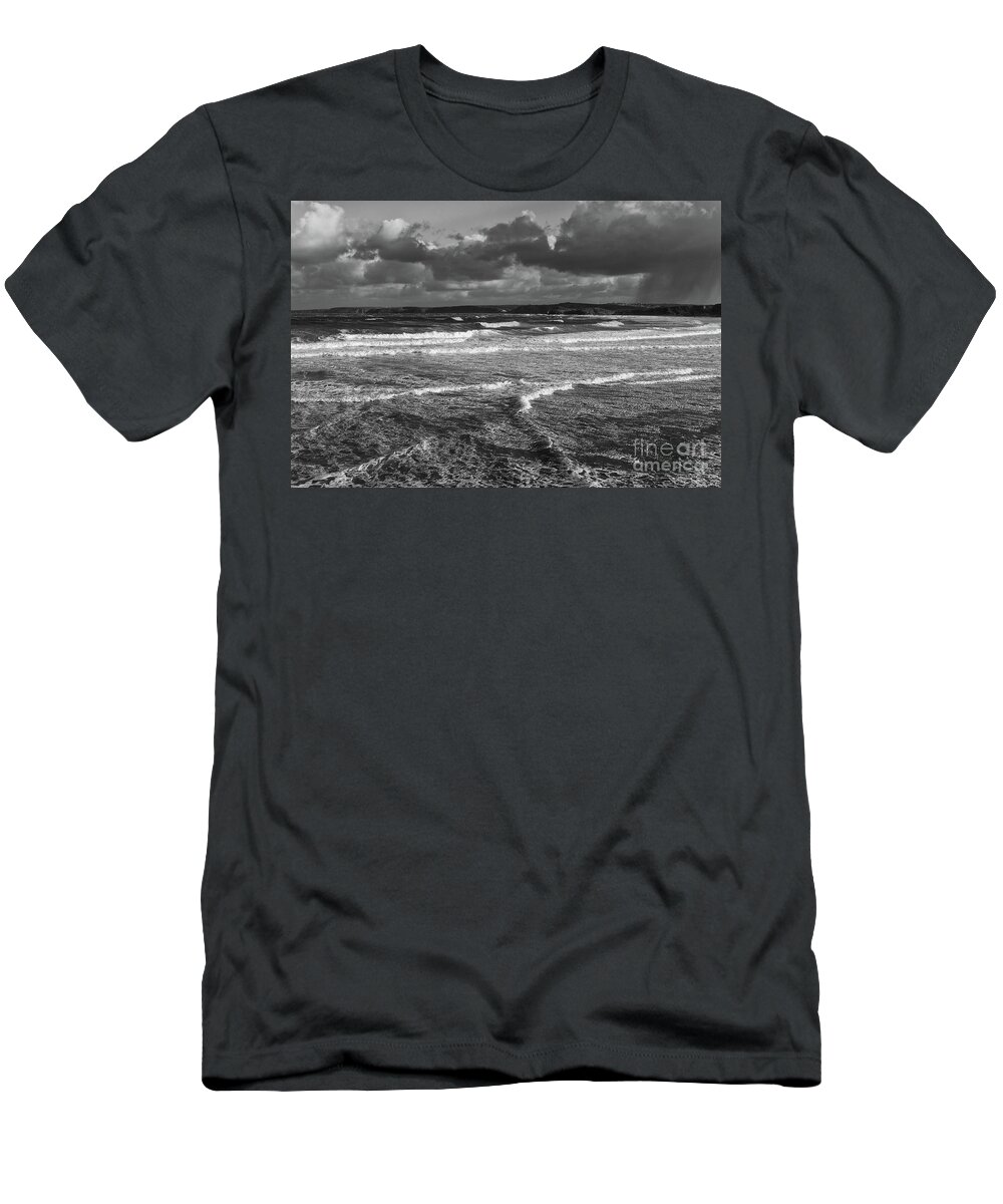 Waves T-Shirt featuring the photograph Ocean Storms by Nicholas Burningham