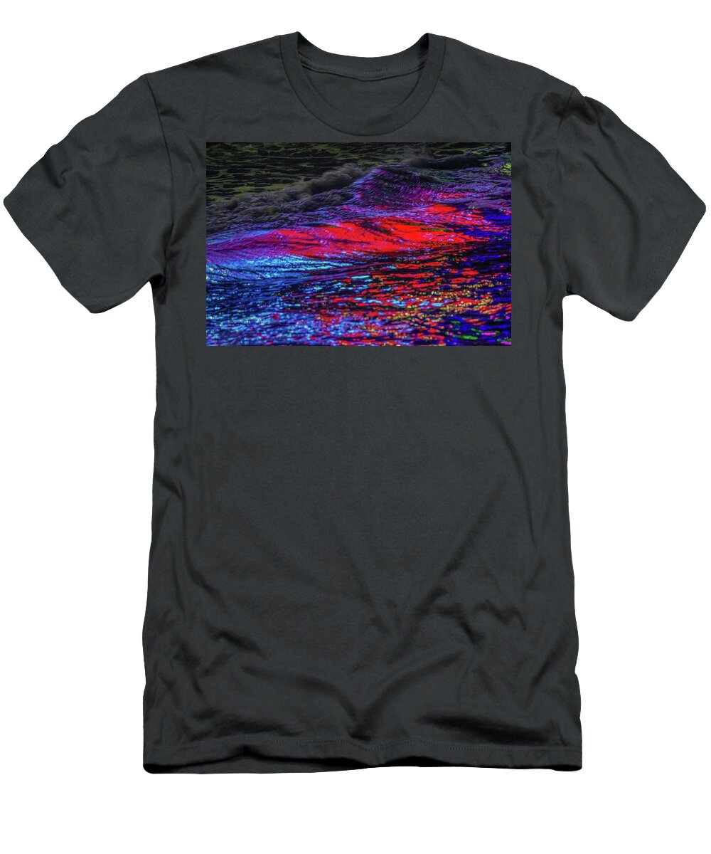 Oceans 2 T-Shirt featuring the photograph Oceans 2 by Kenneth James