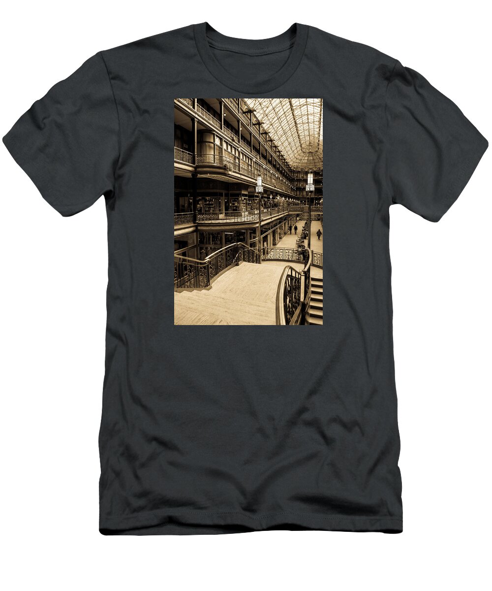 Cleveland T-Shirt featuring the photograph Old Arcade by Stewart Helberg