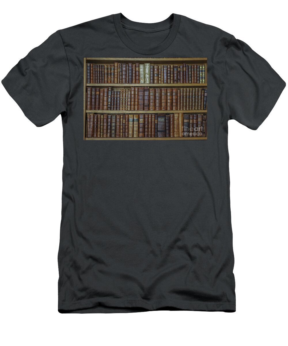 Book T-Shirt featuring the photograph Old books by Patricia Hofmeester